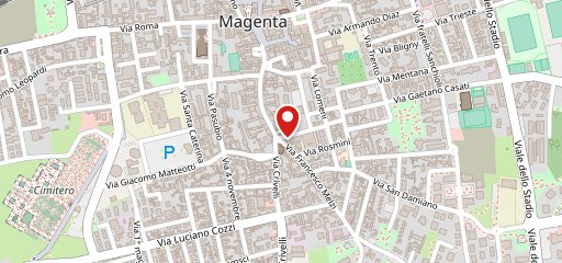 Ristorante Pizzeria ROSSO Magenta consegna a domicilio sur la carte