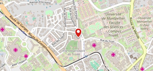 Resto U' & Brasserie Triolet sur la carte