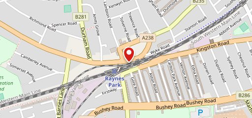 Raynes Park Tavern on map