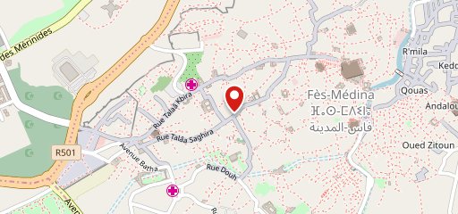 Riad Laaroussa sur la carte