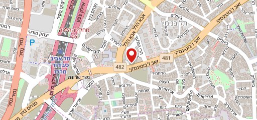 ריבר סושי רמת גן River sur la carte