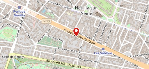 Eurest Neuilly Hotel de Ville sur la carte