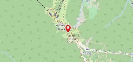 Rifugio al santuario sulla mappa