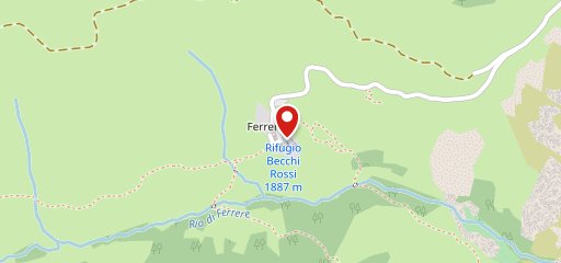 Rifugio Becchi Rossi sulla mappa