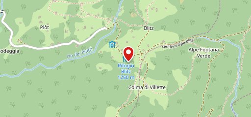 Rifugio Blitz Craveggia sulla mappa