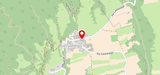 Rifugio Cassanego di Ziliotto Luciano sur la carte