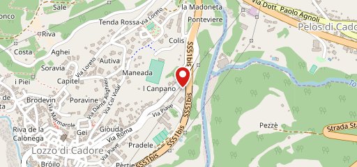 Rifugio Ciareido sulla mappa