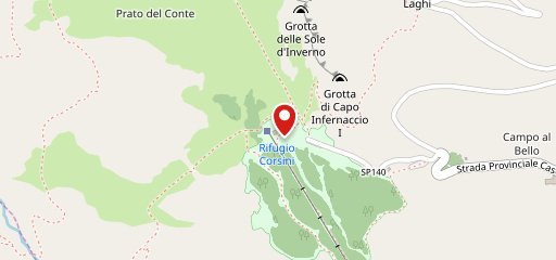 Ristorante del Rifugio Chalet Principe Corsini sulla mappa