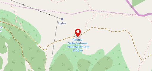 Hahnspielhütte - Rifugio Gallo Cedrone sulla mappa