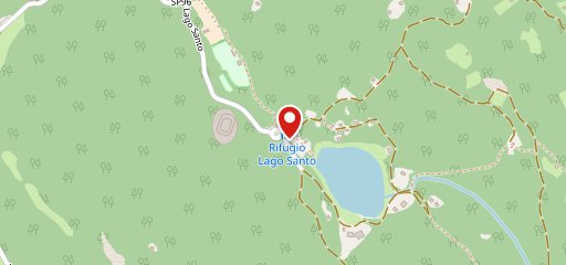 Albergo Rifugio Lago Santo sur la carte