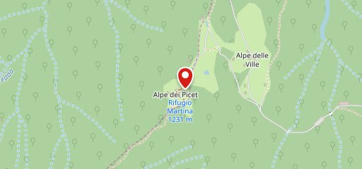 Rifugio martina sulla mappa