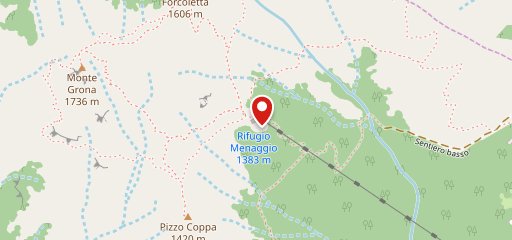 Rifugio Menaggio sulla mappa