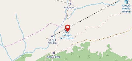 Rifugio Terre Rosse sulla mappa