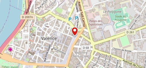 Rioja - Valence sur la carte