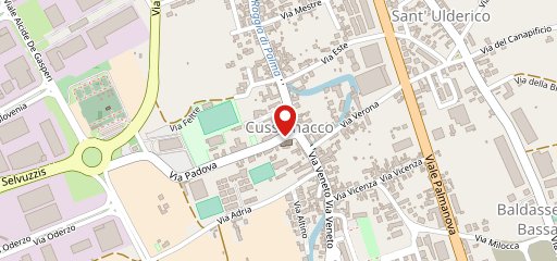 Rispopizza cussignacco sur la carte