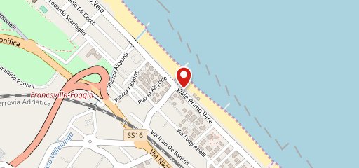 Ristorante pesce All'Amo Pescara sulla mappa