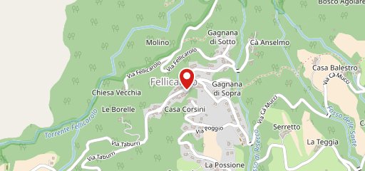 APPENNINO di Fellicarolo sulla mappa