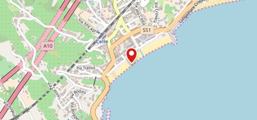 Ristobeachbar Bagni Ligure sulla mappa