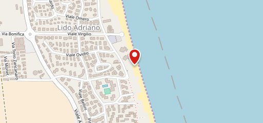 Ristorante Bagno Marina Beach sulla mappa