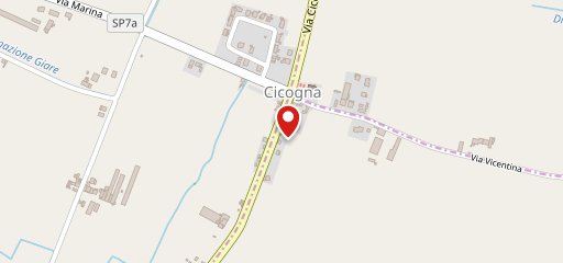 Ristorante borgo cicogna sulla mappa