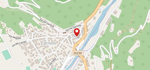 Ristorante Cascate Nardis sulla mappa