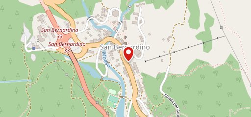 Central San Bernardino sulla mappa