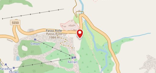 Ristorante Vezzana panoramico sulla mappa