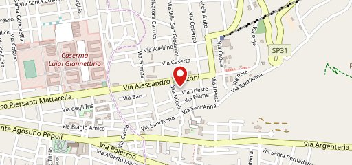 Ristorante giapponese sulla mappa