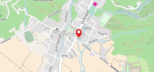 Ristorante il Riccio Calci sur la carte