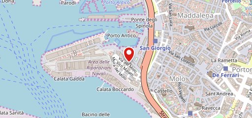 Ristorante Le Vecchie Mura Porto Antico sulla mappa