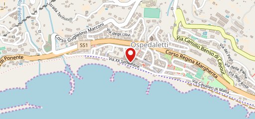 Ristorante Pizzeria Mare Mosso sulla mappa