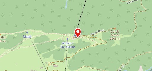 Locanda alpina Mont Sëuc sulla mappa