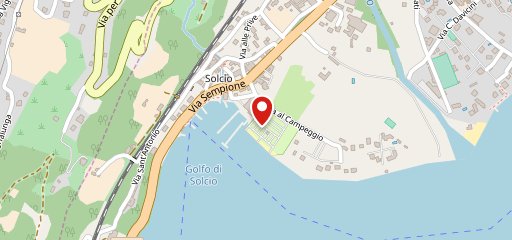 Ristorante pizzeria Camping Solcio sulla mappa