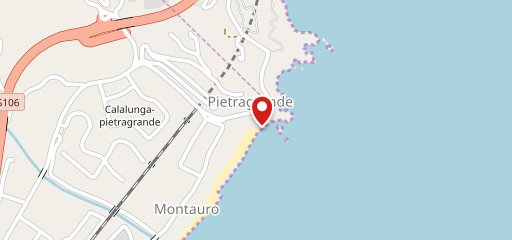 Ristorante del Lido Scogliera di Pietragrande sulla mappa