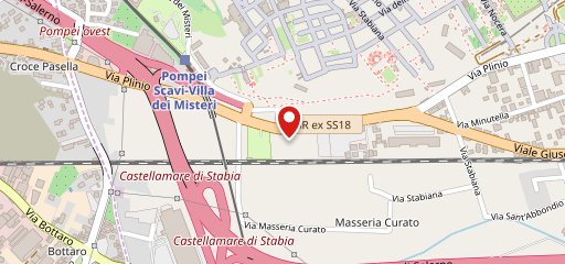 Pizzeria Pompei sur la carte