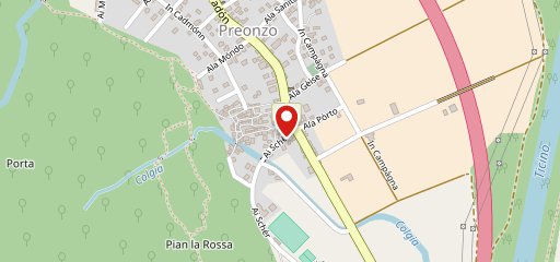 Ristorante Pizzeria Preonzo sulla mappa