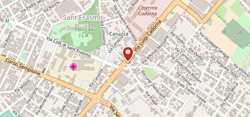 Ristorante pizzeria Rosmarino sur la carte