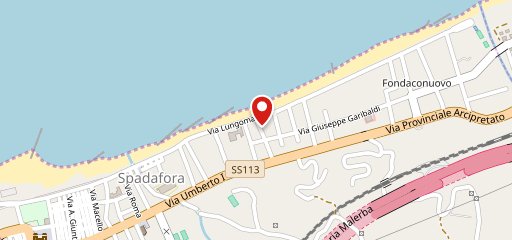 Ristorante Riva Al Mare Spadafora sulla mappa