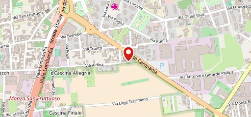 Ristorante Rosso-Monza sur la carte