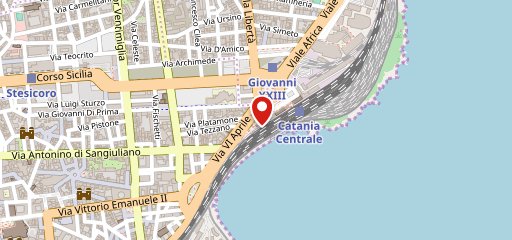 Ristoranti a Catania sulla mappa