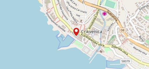 Riva Crikvenica Riva sulla mappa