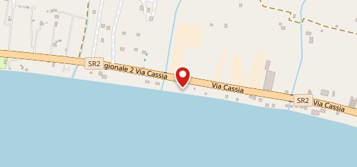 Riva Verde Bolsena stabilimento balneare ristorante bar apaptamenti sulla mappa