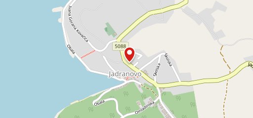 Riz Bar Jadranovo Cirkvenica en el mapa