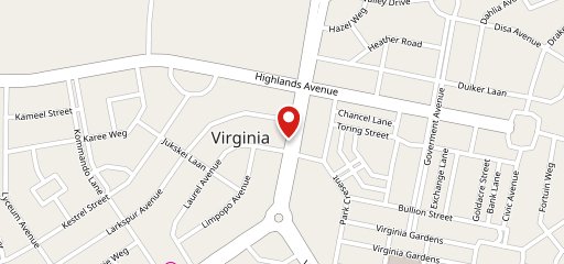 Road house virginia sur la carte