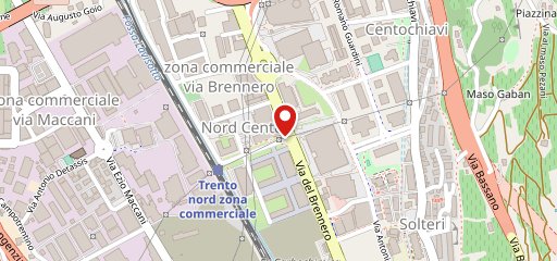 Roadhouse Restaurant Trento sulla mappa