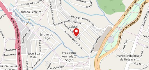 Rocinha Bistrô Cabral no mapa