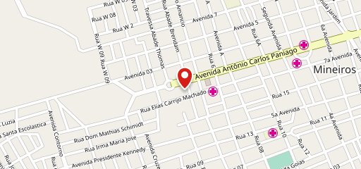 Rodeio Churrascaria e Pizzaria no mapa