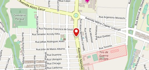 Rogério Lanches no mapa