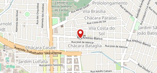 Rotisserie e Restaurante Frango com Tudo Dentro no mapa