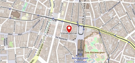 Restaurant Roma Antwerpen sur la carte